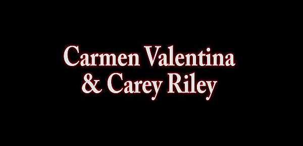  Carmen Valentina Makes Big Tit Horny MILF Carey Riley Cum